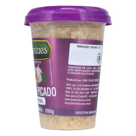 Alho quintaes puro picado 200g 360-7