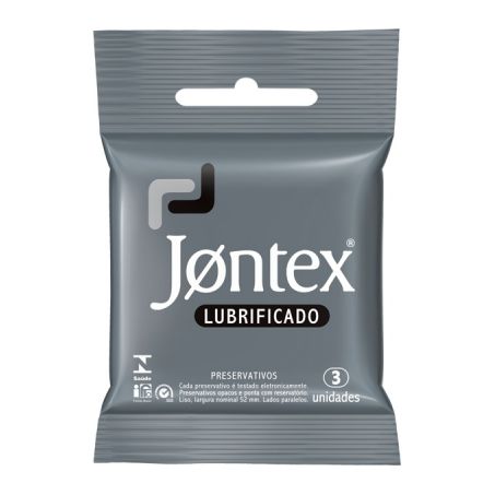 Preservativo jontex lubrificado c/ 3 un