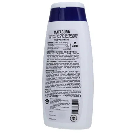 SHAMPOO+CONDICIONADOR ANTIPULGAS MATACURA 200ML 360-20