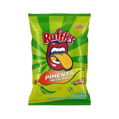 BATATA RUFFLES 65G PIMENTA MEXICANA