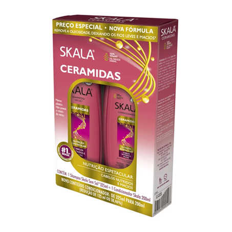 KIT SKALA CERAMIDAS SHAMPOO+CONDICIONADOR 525ML