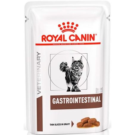 Sache Ração Úmida Royal Canin Sachê Veterinary Diet Gastrointestinal Gatos com Doenças Intestinais 85Gr