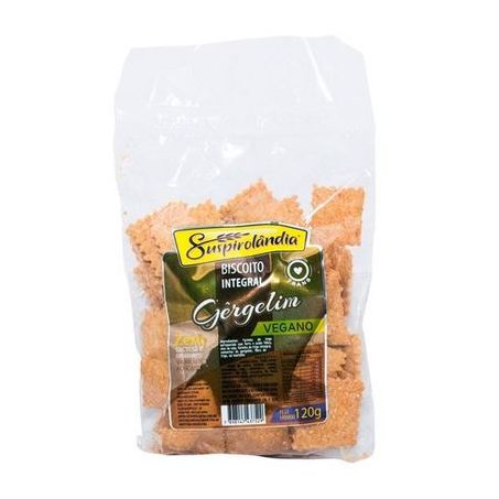 BISCOITO INTEGRAL GERGELIM SUSPIROLÂNDIA