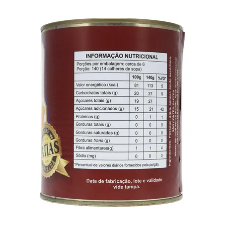 Pessego citral fatias 400g 360-11