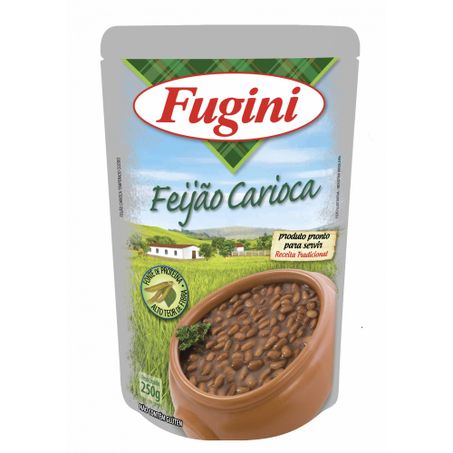 FEIJÃO CARIOCA TEMPERADO FUGINI SACHÊ