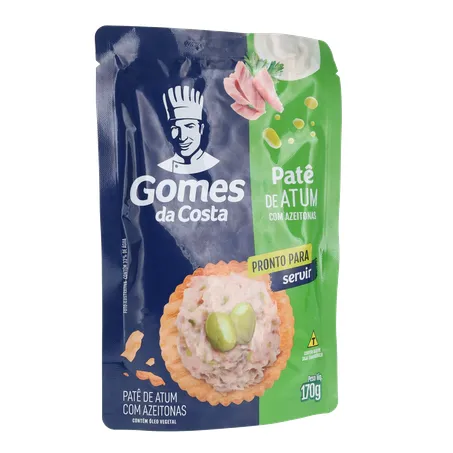 PATE GOMES DA COSTA ATUM AZEITONA SACHET 170G 360-34
