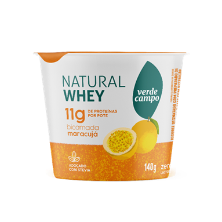 Iogurte 11 whey maracujá verde campo 140g