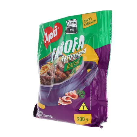 Farofa apti mandioca bacon 200g 360-4
