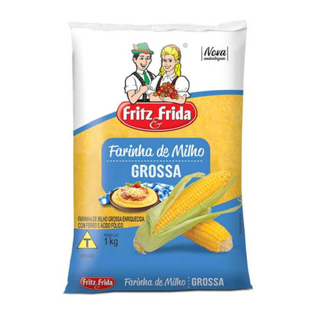 FARINHA DE MILHO FRITZ&FRIDA GROSSA 1KG