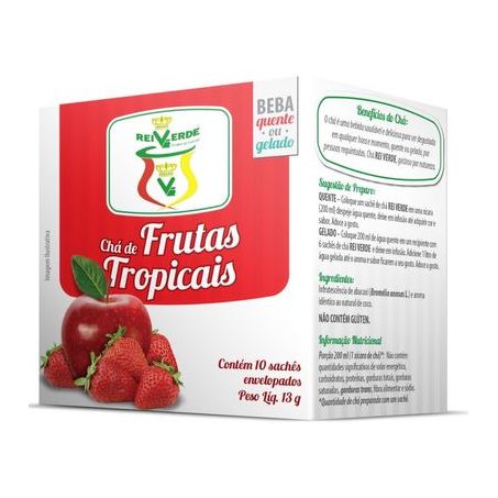 Cha rei verde frutas trop 10sc