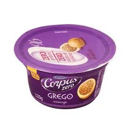 DANONE CORPUS GREGO MARACUJA ZERO 120 G           
