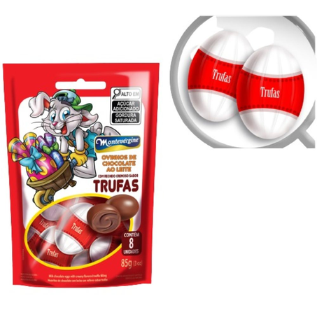Chocolate Montevergine Mini Ovos Trufa 85G