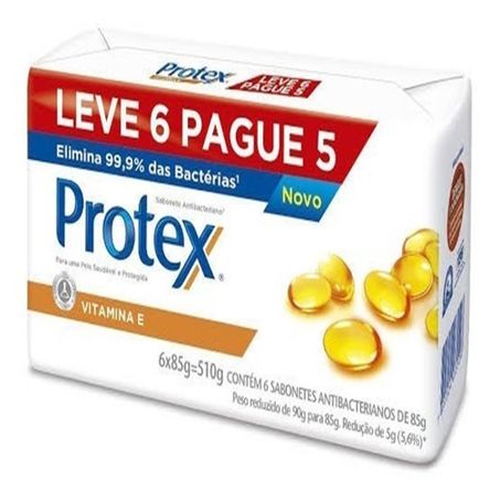 SABONETE PROTEX LV6PG5 85G VIT E