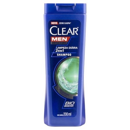 Shampoo Anticaspa Clear Men Limpeza Diária