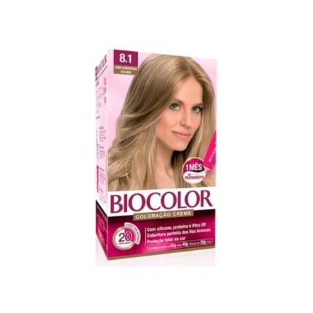 COLORACAO BIOCOLOR CREME KIT NIASI 8.1 