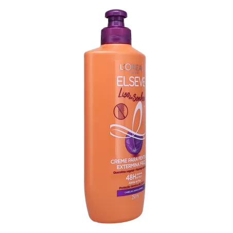 Creme para Pentear L'oréal Paris Elseve Liso dos Sonhos Extermina Frizz Frasco 250ml 360-31