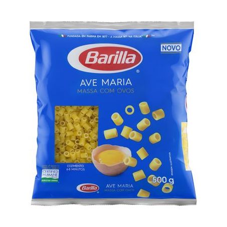 Macarrão com Ovos Barilla Ave Maria 500G