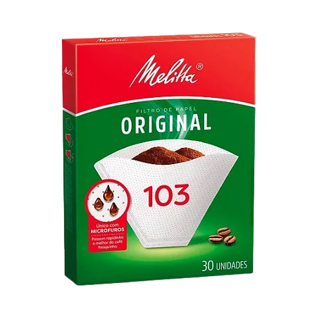 Filtro de café melitta 103 c/30