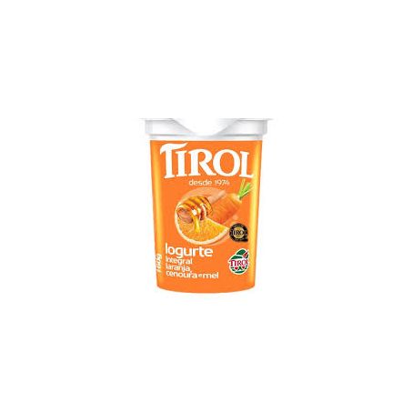 IOGURTE TIROL 160G LARANJA, CENOURA E MEL