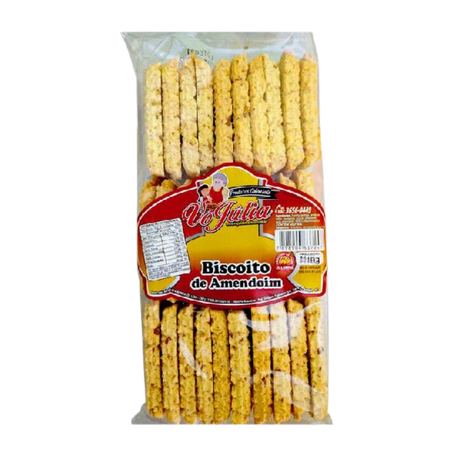 Biscoito Vó Júlia Amendoim Pacote 200g 
 