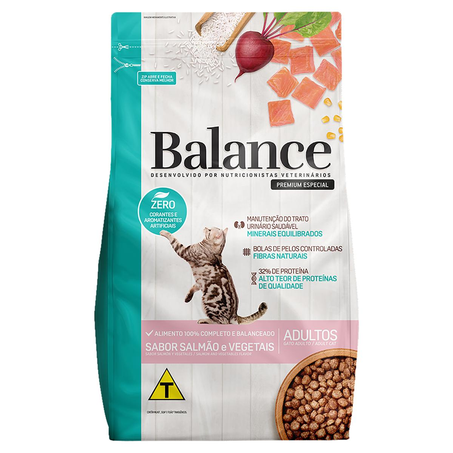 Ração para Gatos Balance 2,7kg - Adultos - Salmão