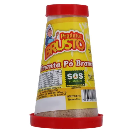 Pimenta brusto branca po 30g 360-0