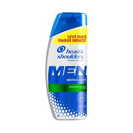 Shampoo Anticaspa Head & Shoulders Menta Ice Frasco 650ml
