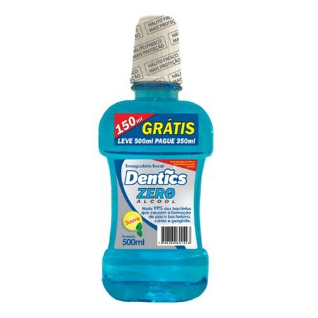Enxaguante bucal dentics s/alc p350 l500