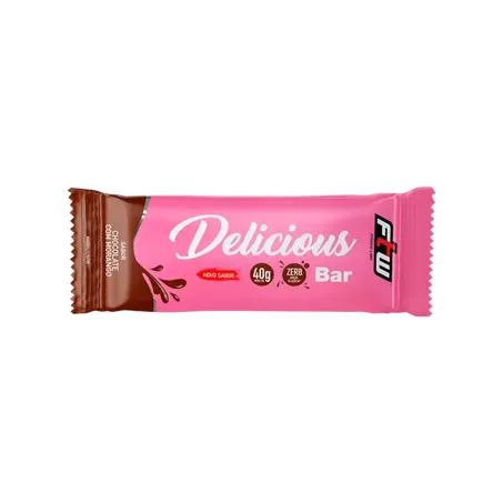 	 BARRA FTW DELICIOUS BAR 40G CHOCOLATE.MORANGO