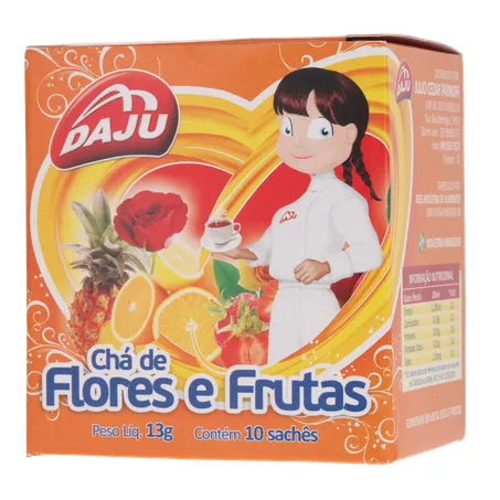 Cha daju flores e frutas 10sc 360-20