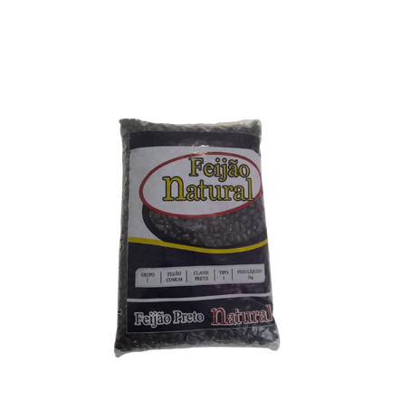 Feijao preto natural 1kg