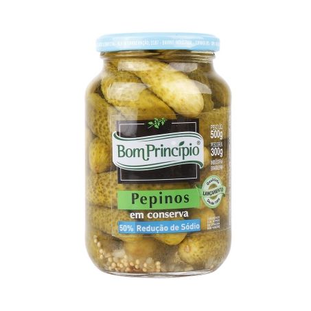 Pepino bom principio 300g reducao sodio