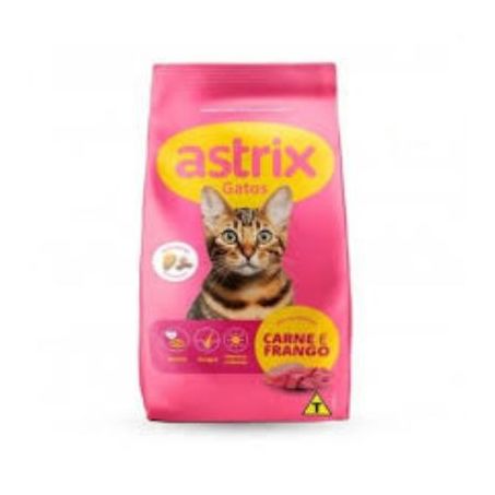 Ração Para Gatos Astrix Carne E Frango 1kg