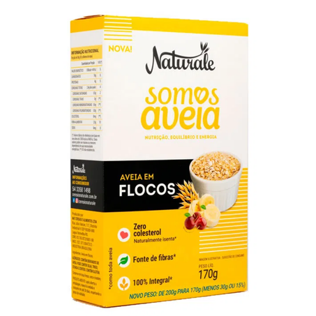 Aveia flocos naturale 170g