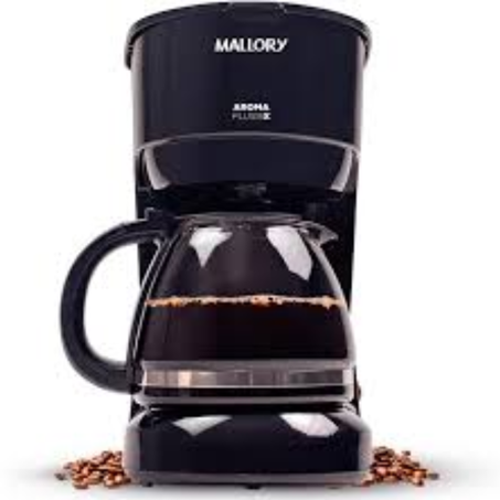 Elet cafeteira mallory aroma plus preta 220v