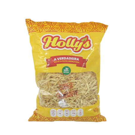 Batata Palha Hollys Tradicional Pacote 400g 
 