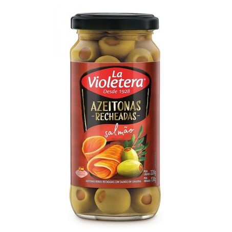 Azeitonas c/ salmao la violetera 130g