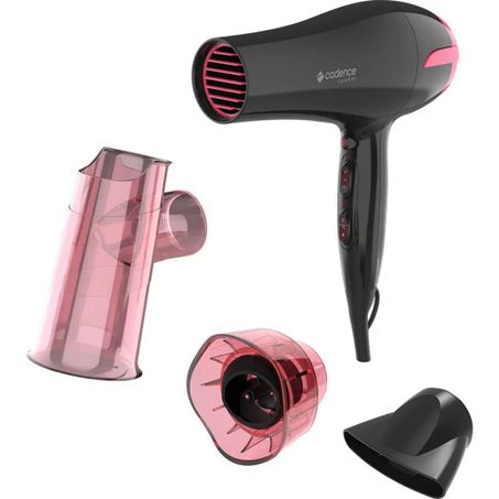 Eletro secador cabelo cadence curv & arty sec720 220v com 3 acessorios