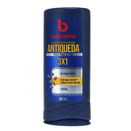 Condicionador Antiqueda Bozzano Cafeína 3x1 Frasco 200ml 360-1