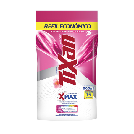 Lava Roupas Líquido Tixan Ypê Maciez Refil 900ml