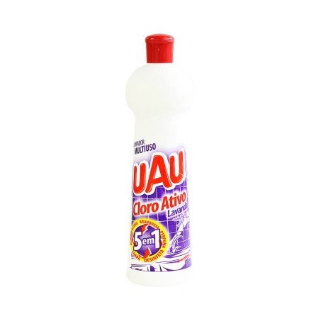 LIMPADOR MULTIUSO CLORO ATIVO LAV 6 EM 1 UAU 500ML