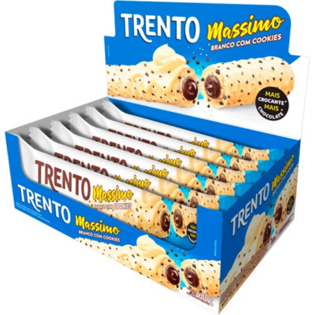 Chocolate barrinha trento pcc/16x30g massimo branco