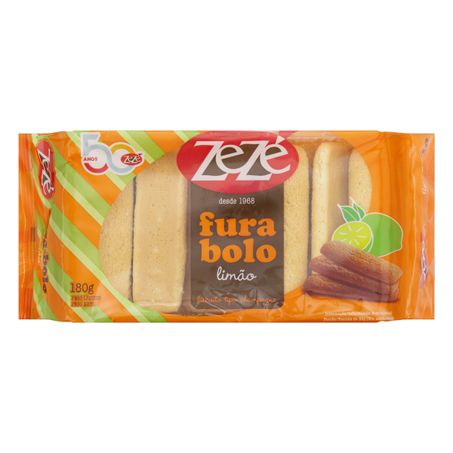BISCOITO CHAMPAGNE FURA-BOLO LIMÃO ZEZÉ