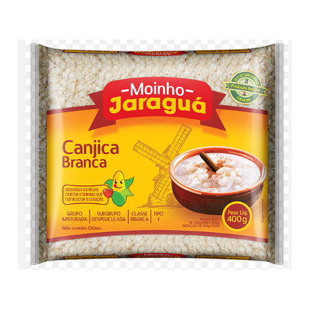 Canjica branca moinho jaragua 400gr
