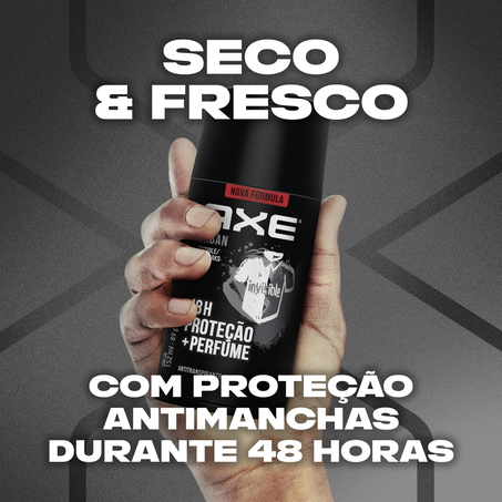 Antitranspirante Aerossol AXE Urban Invisible 152 ml 360-6