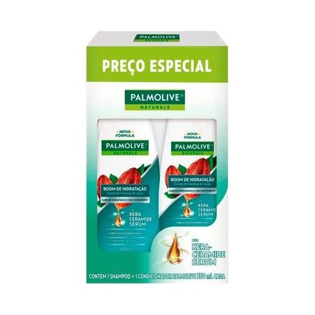 KIT SHAMPOO + CONDIC BOOM DE HIDRATACAO PALMOLIVE 350ML