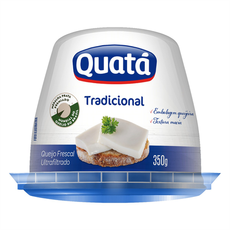 Queijo Minas Frescal Quatá Tradicional Pote 350g