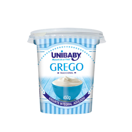Iogurte Unibaby 450g Grego Tradicional