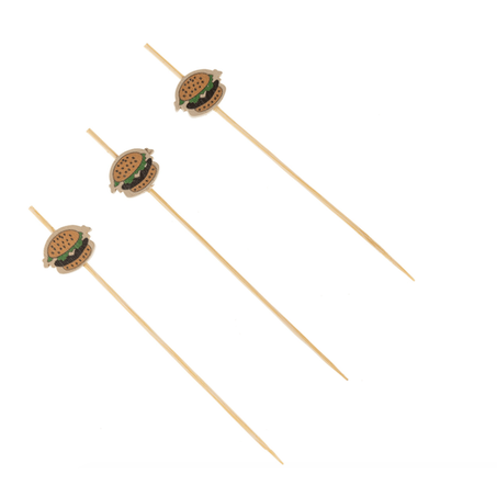 Palito Bambu Petiscos Silver 12,5cm