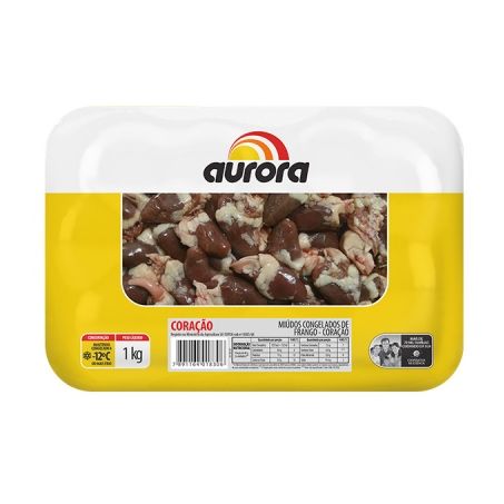 Coracao de frango aurora bdj 1kg